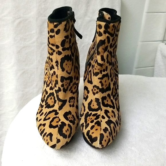 L.A.M.B. leopard print leather heels - Picture 3 of 10